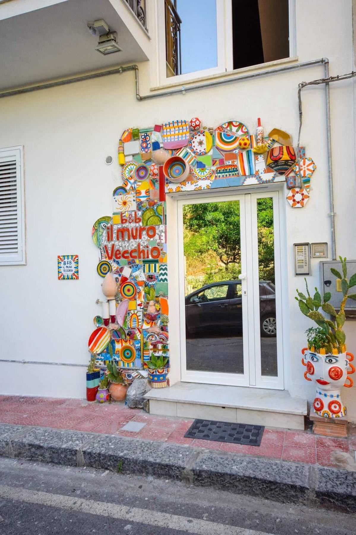 B&B Il Muro Vecchio Giardini Naxos Luaran gambar
